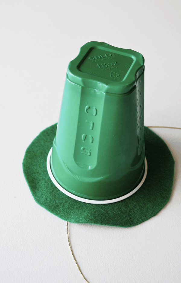 Leprechaun-hat-with-Solo-cup Leprechaun hat with Solo Cup