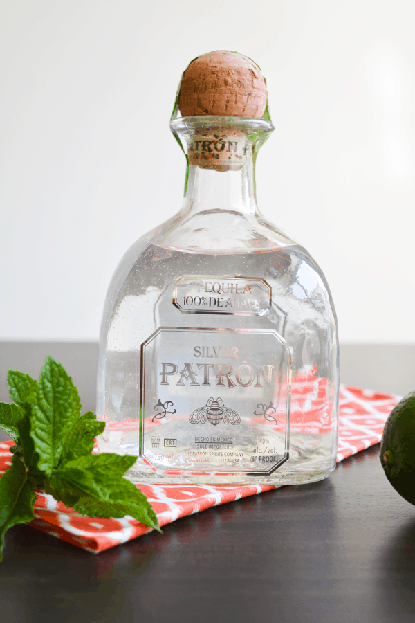 Patron Mojito Recipe Cupcakes and Cutlery
