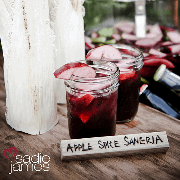 Easy apple fall sangria