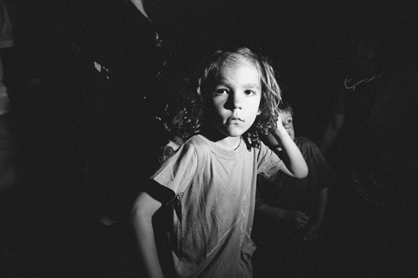scowling kid