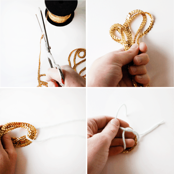 DIY Bracelets with Knotted Yarn - Cupcakes and Cutlery