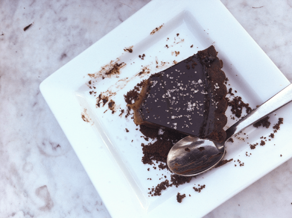 chocolate caramel tart birba