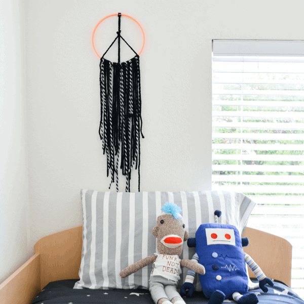 yarn dream catcher diy