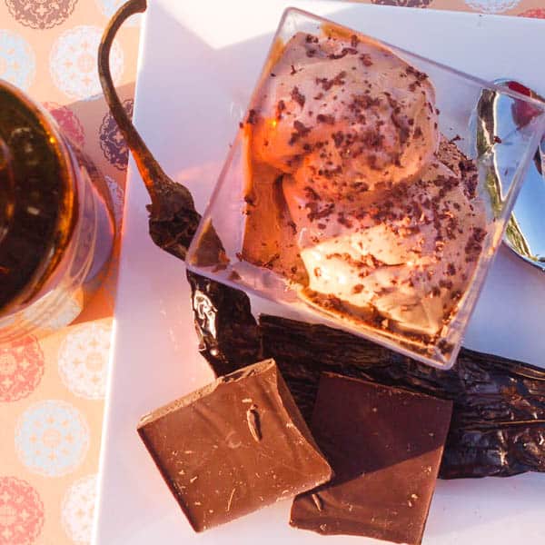 Beer Chocolate and Chile Ice Cream