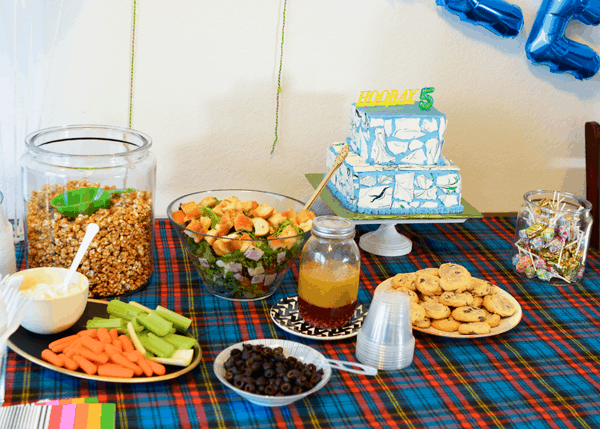Easy party food for kid's birthday party.