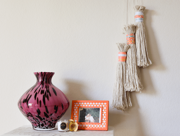 Extra large tassels for home decor. 