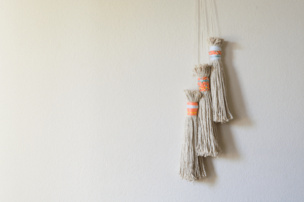 DIY extra large tassels. 