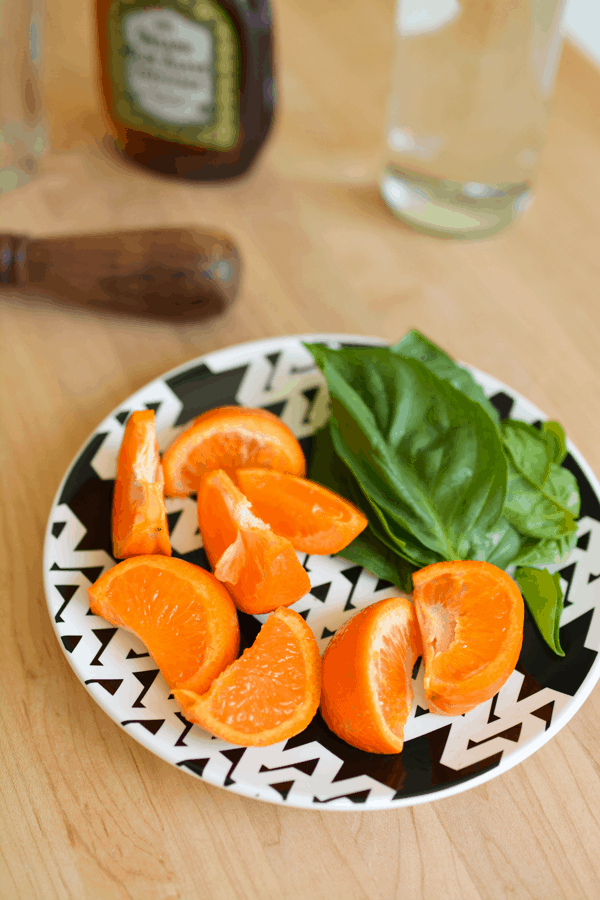 Tangerine and basil are two tastes that taste great together. // www.cupcakesandcutlery.com