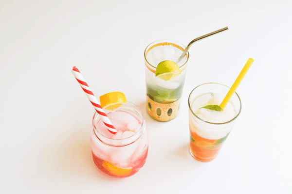 Easy fruit infused waters for summer using muddled fruit. // www.cupcakesandcutlery.com