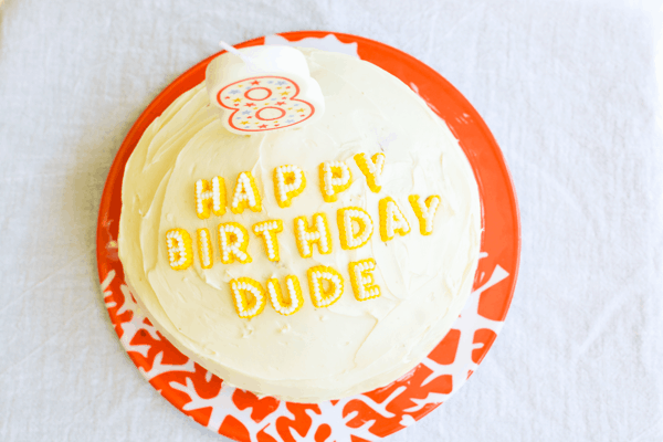 Dude.  It's your birthday.  Have some cake. // www.cupcakesandcutlery.com