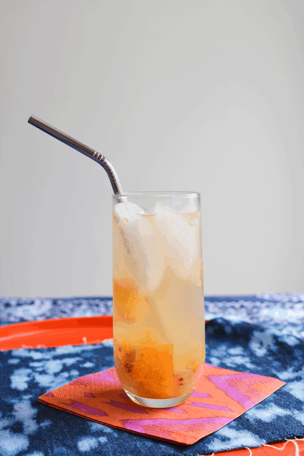 Ginger Peach Sparkling Sangria