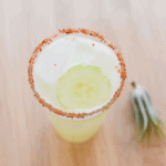 Delicious cucumber margarita recipe. #TequilaDay // www.cupcakesandcutlery.com