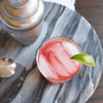 Red Wine based cocktail with @onehopewine Pinot Noir // www.cupcakesandcutlery.com