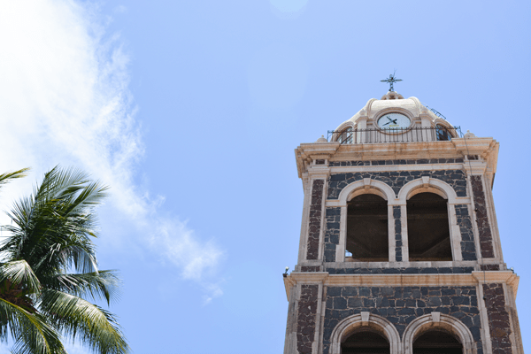 The mission in Loreto, Mexico, Baja California. 