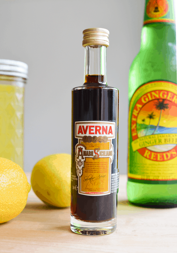 Averna amaro siciliano for homemade cocktails.