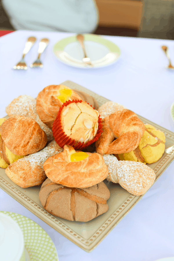 All pastries and breads are made on property at Villa del Palmar Loreto. 