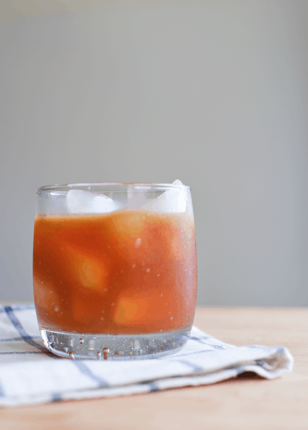 Lemon and ginger beer make this delicius Amaro cocktail.