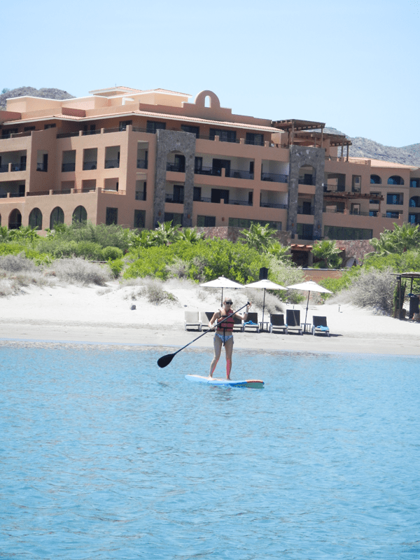 The best place to stand up paddle board - Loreto, Mexico. #VDPLFam #villadelpalmarl // www.cupcakesandcutlery.com