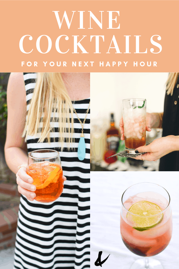 wine cocktails to try for happy hour