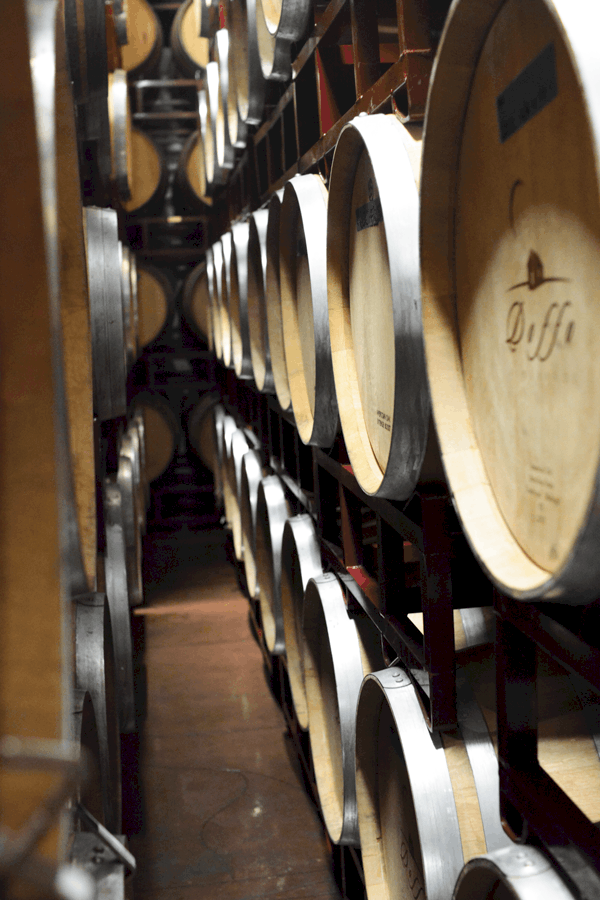 Doffo Winery barrel room. #temecula