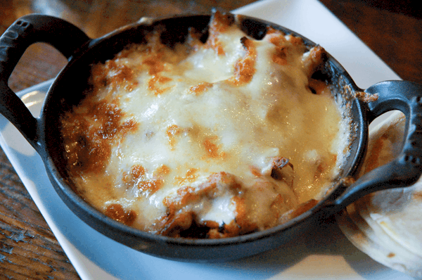 Duck Queso Fundido at El Jefe at The Saguaro Palm Springs. // cupcakesandcutlery.com