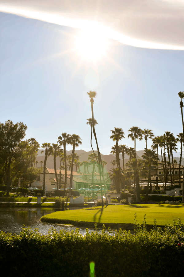 The gorgeous property at Rancho las Palmas in Rancho Mirage near Palm Springs.