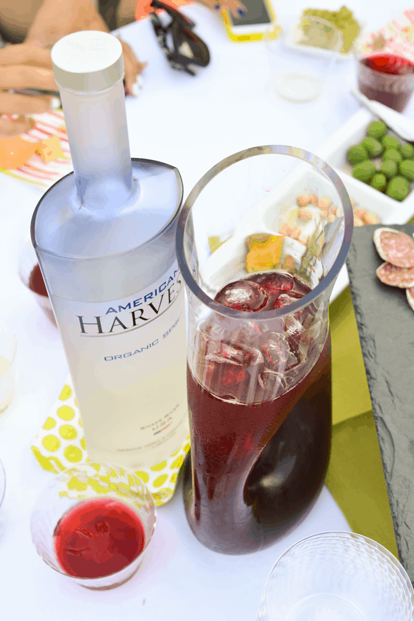 Add a little vodka to some hibiscus cooler for a fun and refreshing beverage. #campmixalot. // cupcakesandcutlery.com