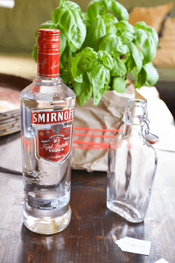 Infuse your own vodka for a fun party favor. #campmixalot. // cupcakesandcutlery.com