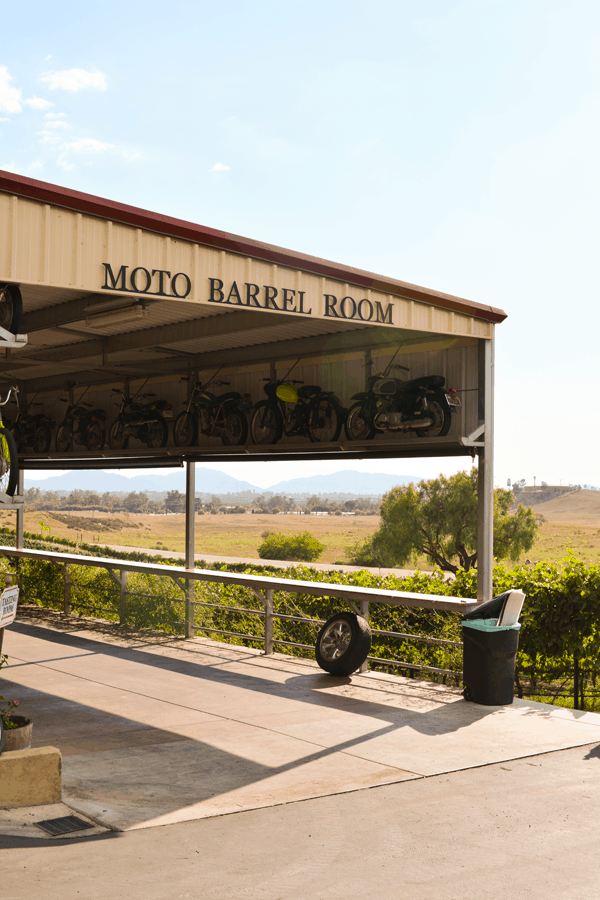 Moto Barrel Room at Doffo Winery #temecula