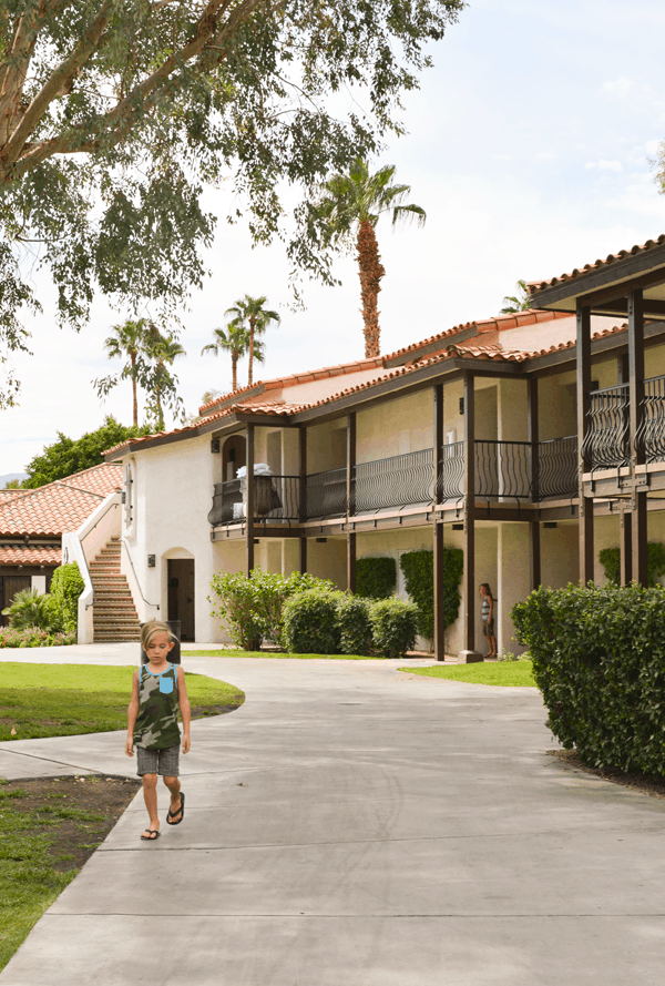 Rancho Las Palmas is a great family vacation spot near Palm Springs. 