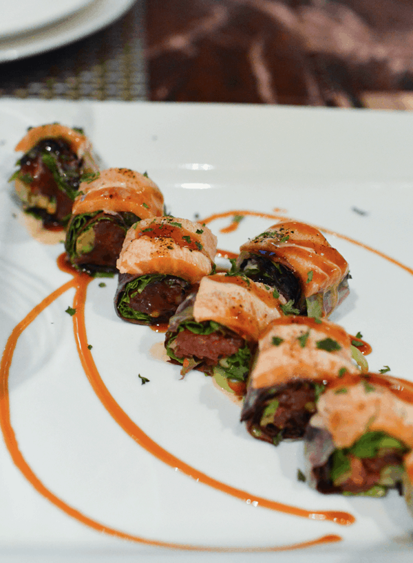 Sushi rolls at Yuan restaurant in Temecula. 