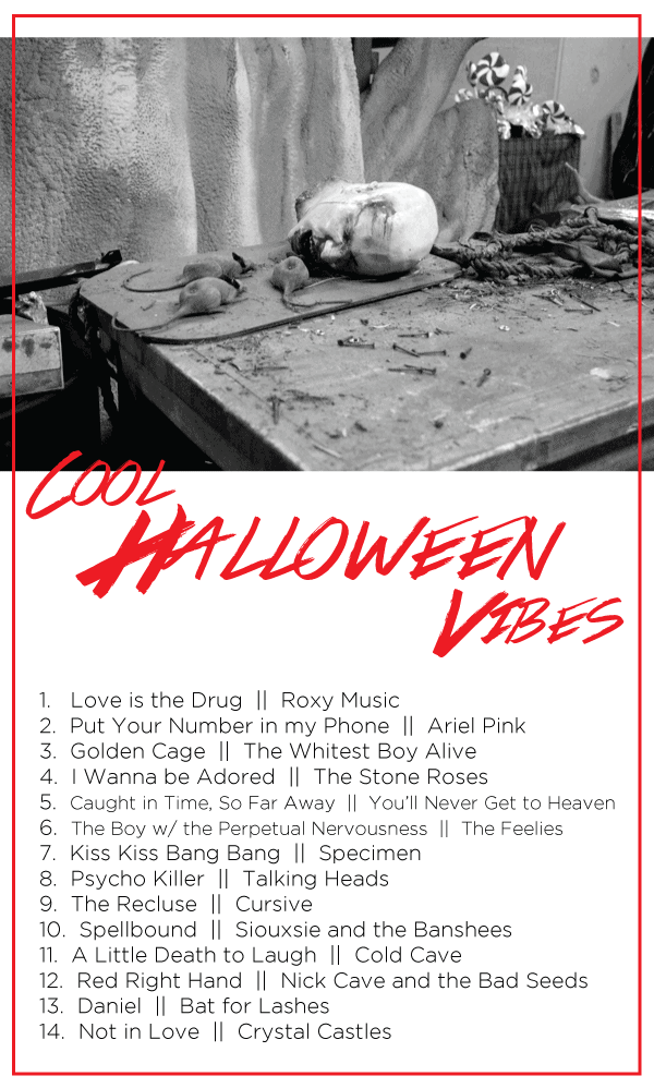 Halloween music playlist! Full of indie Halloween vibes. 