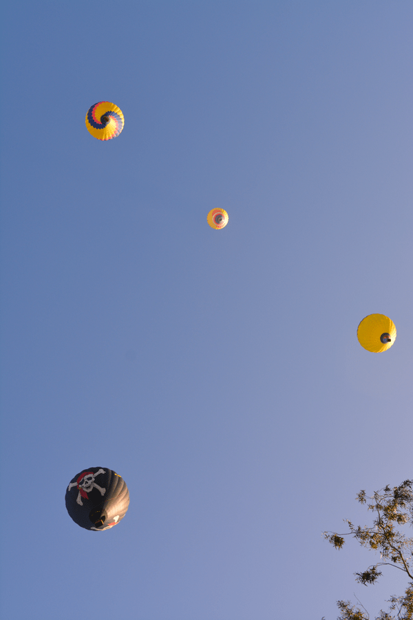 Hot air balloons in Temecula. #LorimarSleepover