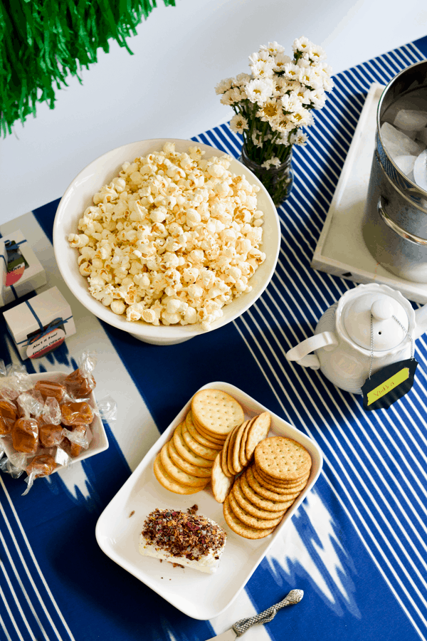 Snack foods served at a baby shower keep things easy plus a fun baby shower playlist