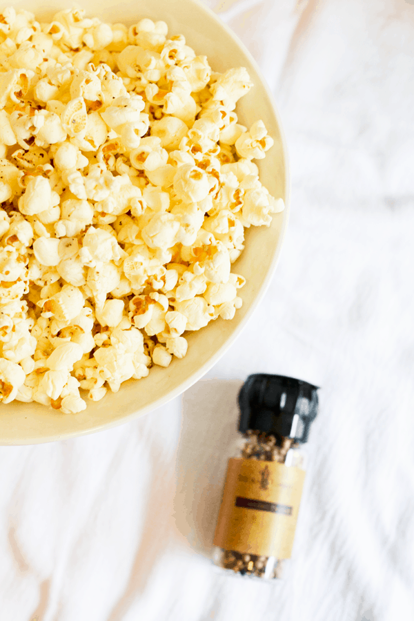 Popcorn with Lavender Pepper | Cupcakes and Cutlery