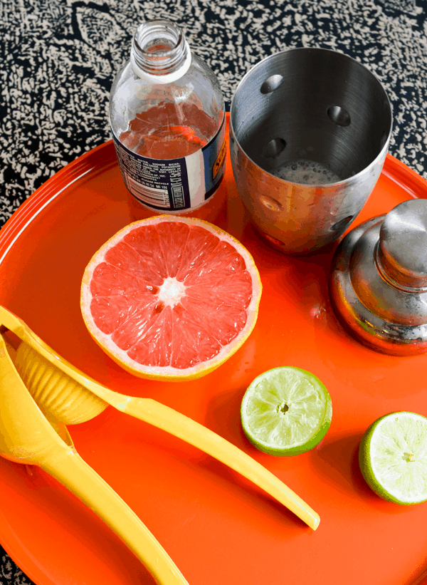 Grapefruit Hibiscus Vodka Soda Cocktail Recipe