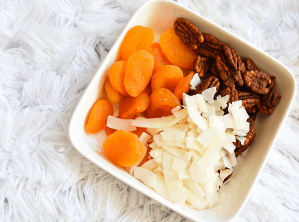 Dried fruits and nuts are super easy party finger foods.