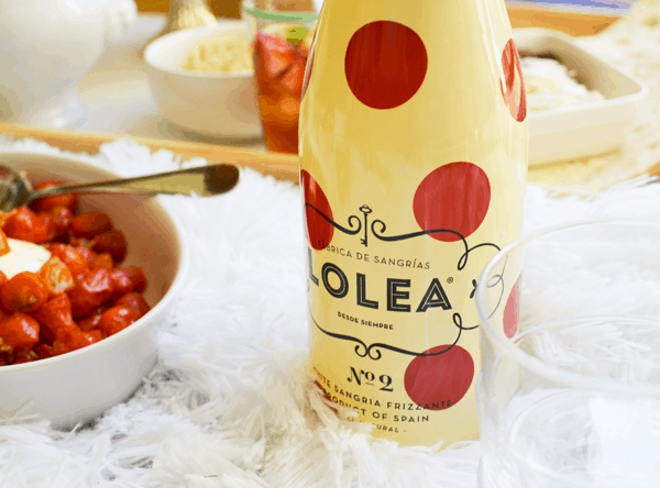 Sparkling Lolea ready-made sangria for super easy entertaining cocktails.