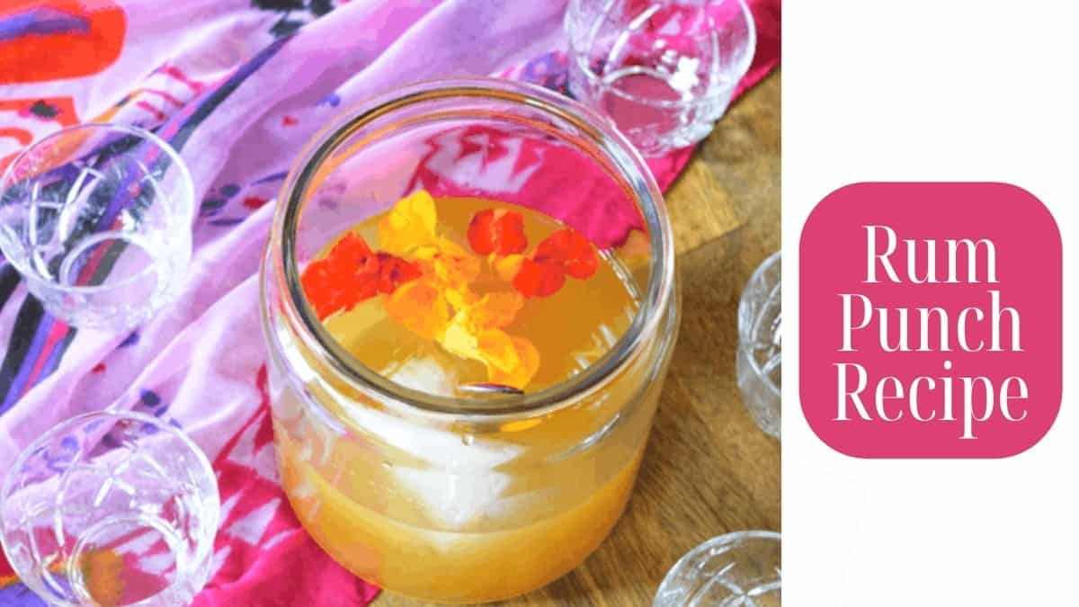 Best Rum Punch Recipe for a Party Cupcakes and Cutlery