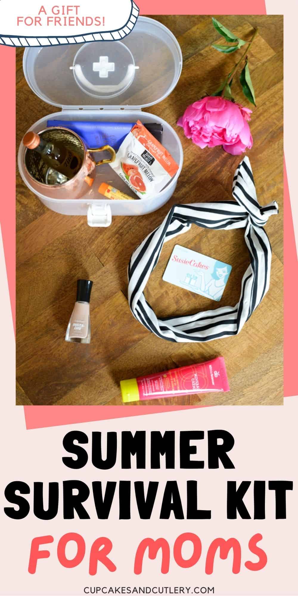Summer Survival Kit for Moms - Cupcakes and Cutlery