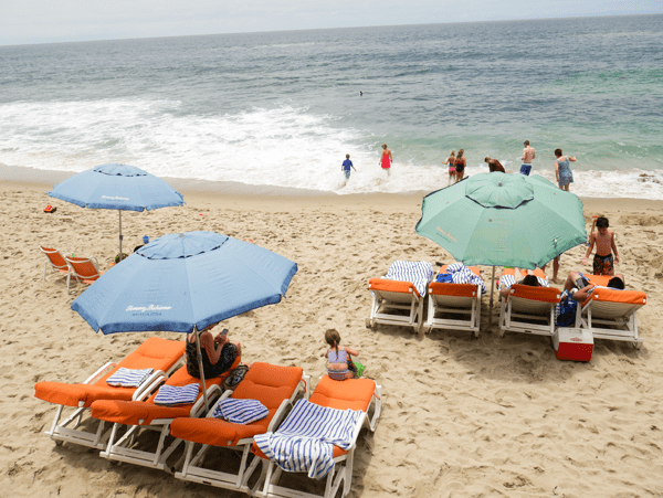 Beachside service at the @PacificEdge Hotel in Laguna Beach. #pacificedgelaguna