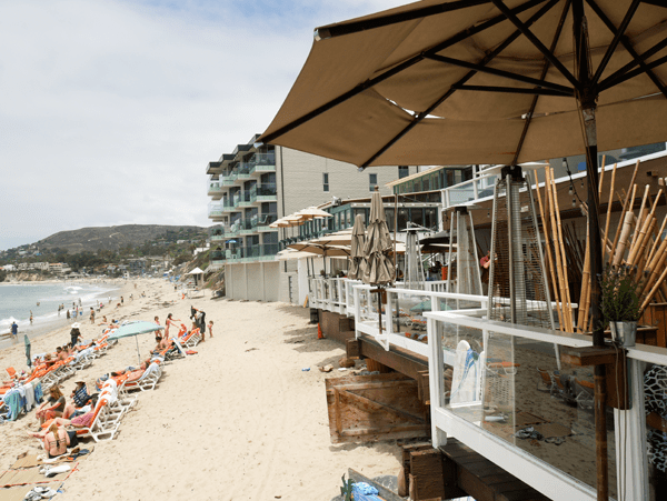 The food in the Bungalows at the @PacificEdge Hotel in Laguna Beach is provided by The Deck,  the only open air restaurant on the water in Laguna. And the food is AMAZING! #pacificedgelaguna