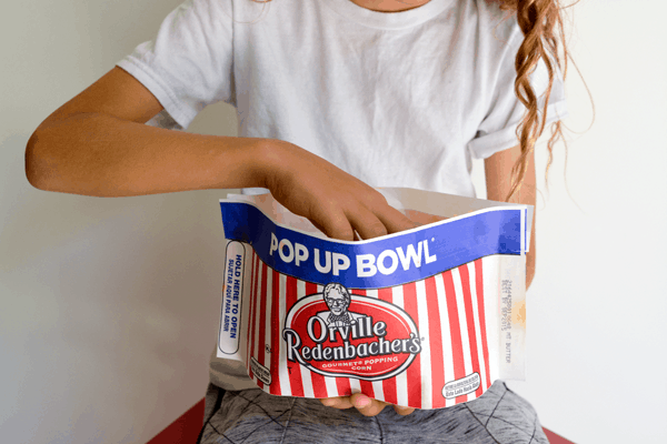 Kids love popcorn. (ad) 