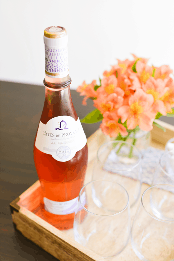 Rose wine is perfect for summer.