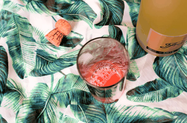 Gather your mom friends and have back to school watermelon mimosas! This recipe is easy and delicious and perfect to sip while binge watching your favorite Netflix shows. Because you can. (ad) #StreamTeam