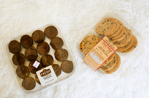 Store-bought cookies and brownies are the best starting point for a DIY gift kit! This bad day kit features essentials for turning your girlfriend's bad day around. #ad #GiveBakeryBecause