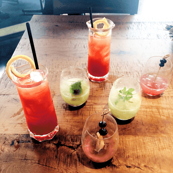 Seasonal cocktail menu at CPK restaurants. 