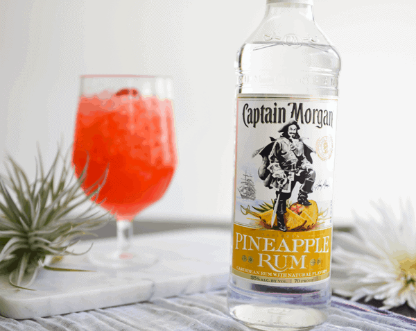 Pretty Little Lemonade. Cherry Lemonade cocktail with Pineapple rum inspired by the series. #StreamTeam