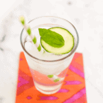 Basil Cucumber Soda Recipe from California Pizza Kitchen.
