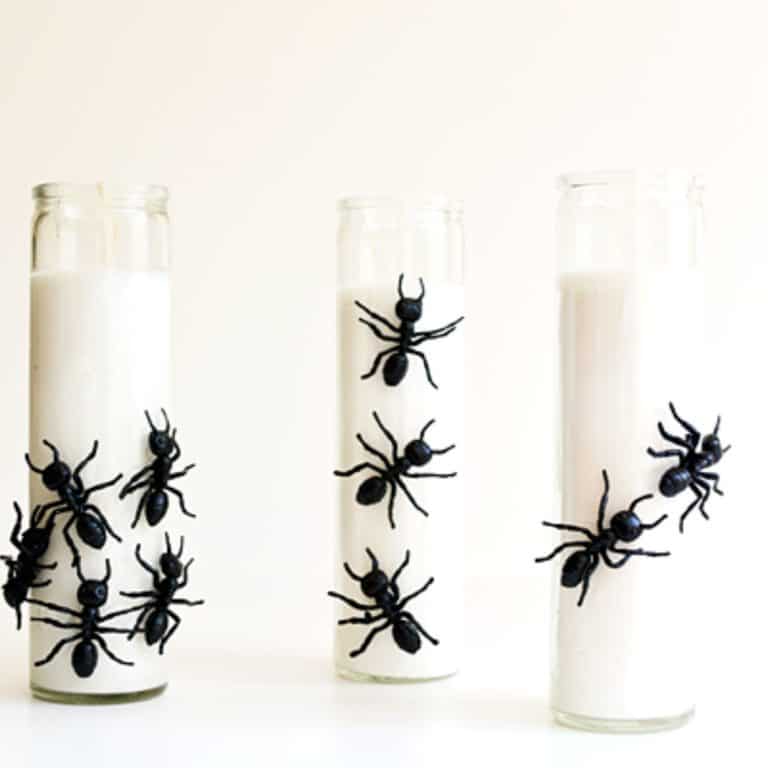 Easy Homemade Halloween Candles